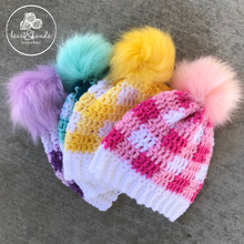 Load image into Gallery viewer, Plaid Beanie, 12-18mo - Yellow