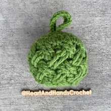 Load image into Gallery viewer, Bauble Ornament, Small - Light Green Celtic Weave