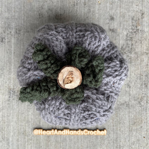 Pumpkin, Cabled, L - Grey