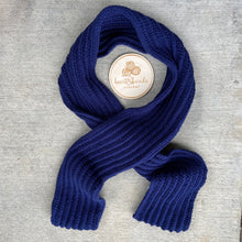 Load image into Gallery viewer, Ribbed Scarf - Navy