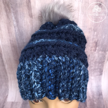 Load image into Gallery viewer, Fireside Beanie - River Run/Navy