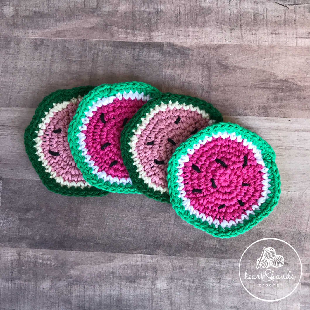 Watermelon Coasters