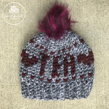 Load image into Gallery viewer, Tea Beanie, Adult - Grey/Spiced Apple