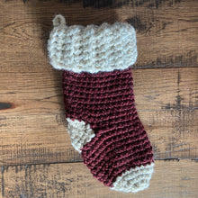 Load image into Gallery viewer, Two-Toned Chunky Christmas Stocking