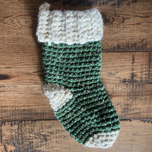 Load image into Gallery viewer, Two-Toned Chunky Christmas Stocking