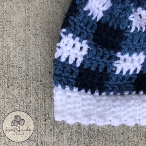 Plaid Beanie, 12-18mo