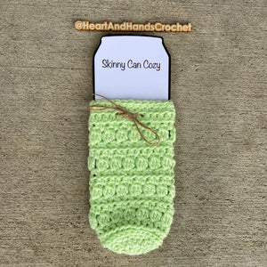 Lucille Skinny Can Cozy - Pistachio