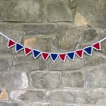 Load image into Gallery viewer, Triangle Bunting - Red/White/Blue