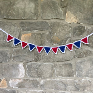 Triangle Bunting - Red/White/Blue