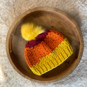 Cluster V-Stitch Hat