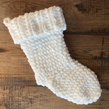 Load image into Gallery viewer, Blanket Yarn Chunky Christmas Stocking