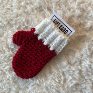 Mitten Gift Card Holder