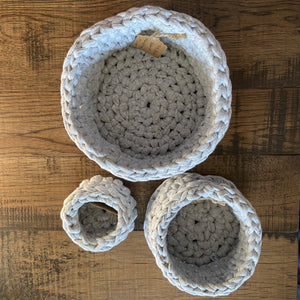 Moss Stitch Basket