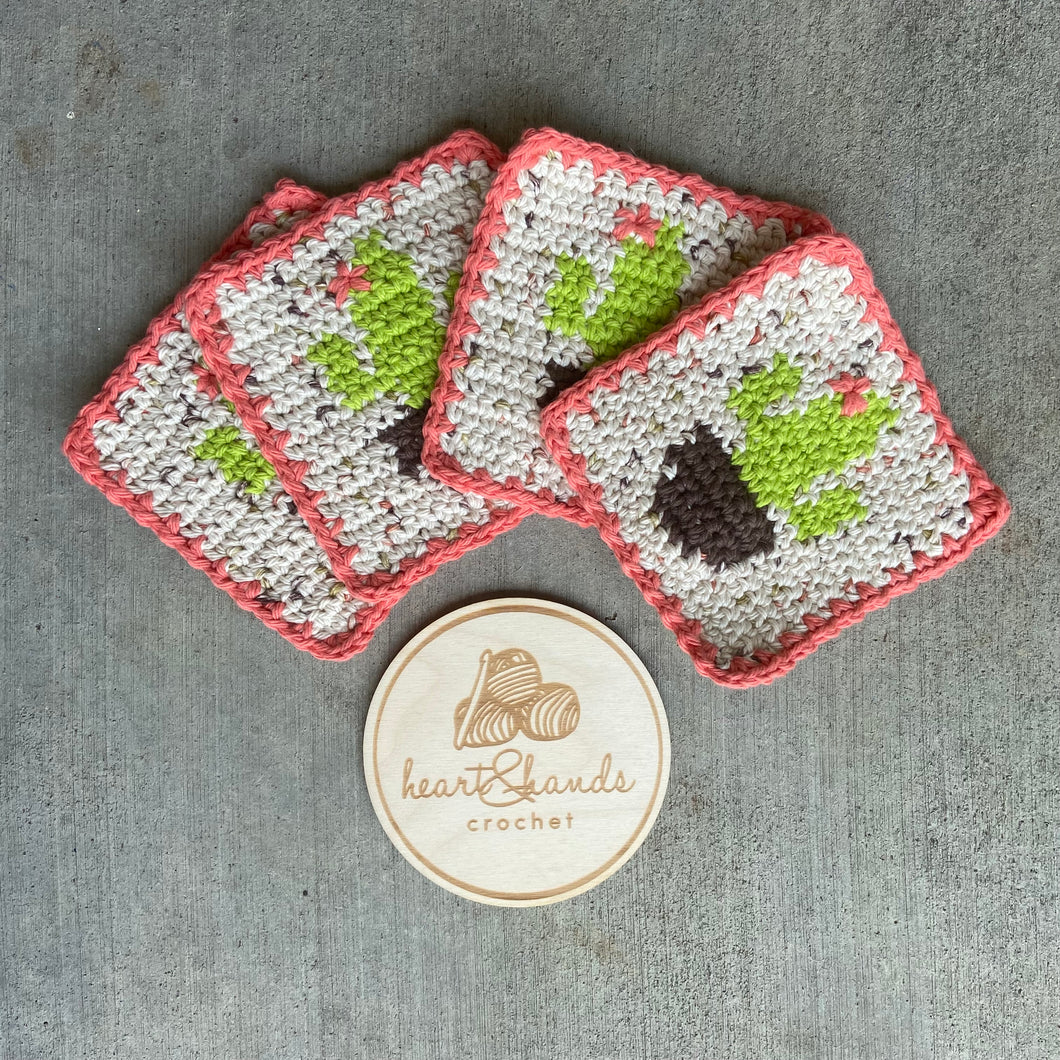 Saguaro Cactus Coasters - Set of 4