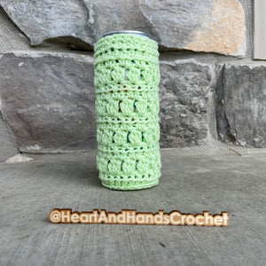 Lucille Skinny Can Cozy - Pistachio