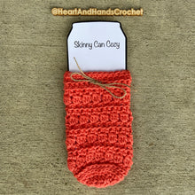 Load image into Gallery viewer, Lucille Skinny Can Cozy - Coral