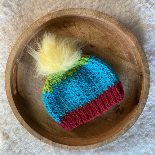 Cluster V-Stitch Hat