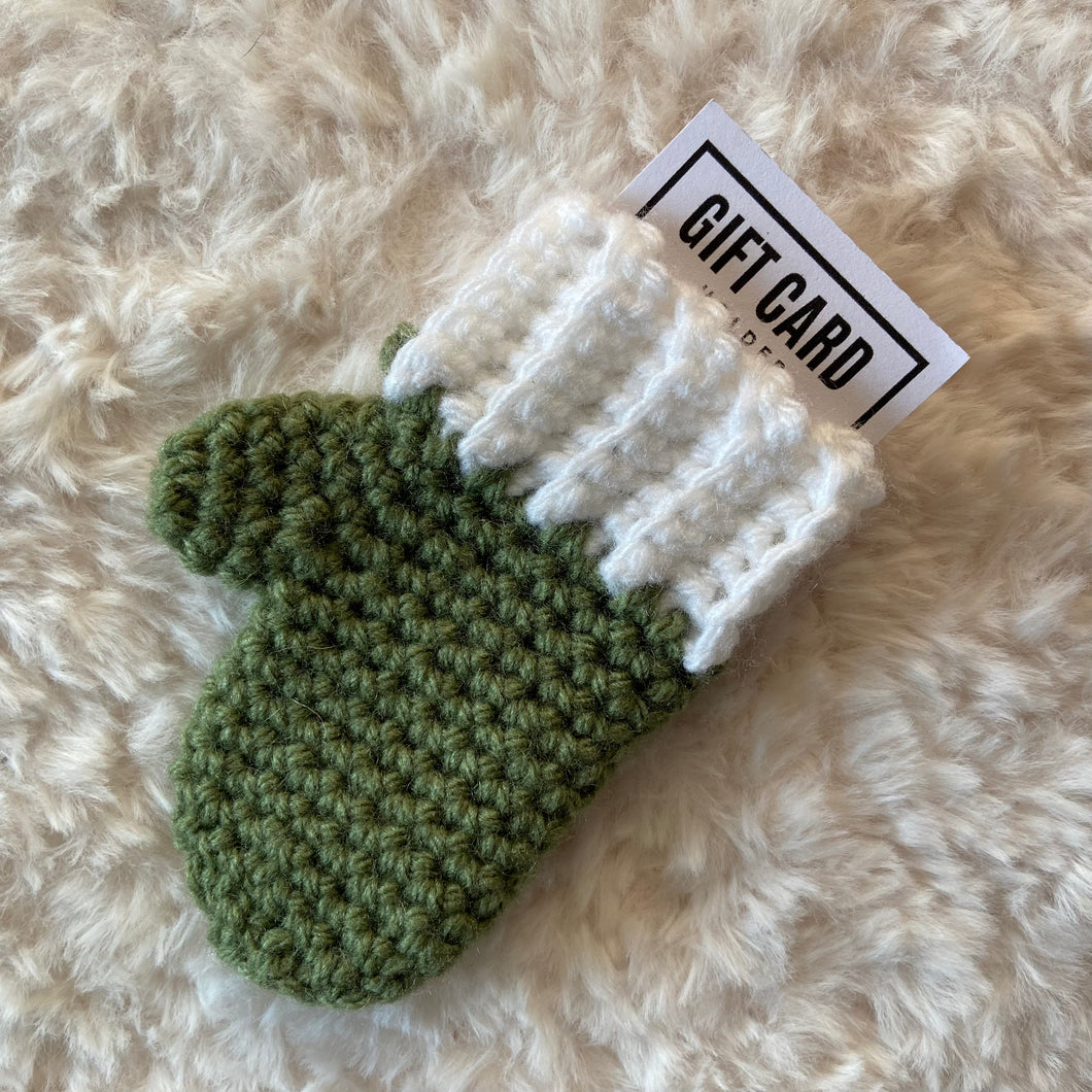 Mitten Gift Card Holder